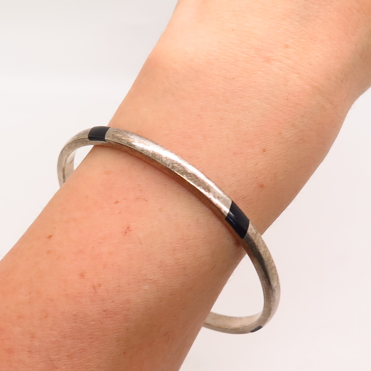 アクセサリー 80s Mexico black onyx bangle silver 925 s-l400.jpg