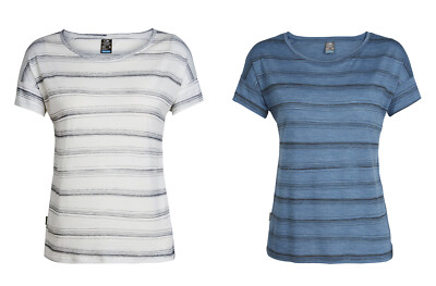 ICEBREAKER - Cool-Lite Via Short Sleeve Scoop Damen - 130 g/m² Merinowolle