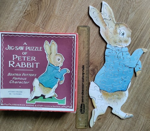 Vintage Wooden Peter Rabbit Jigsaw 