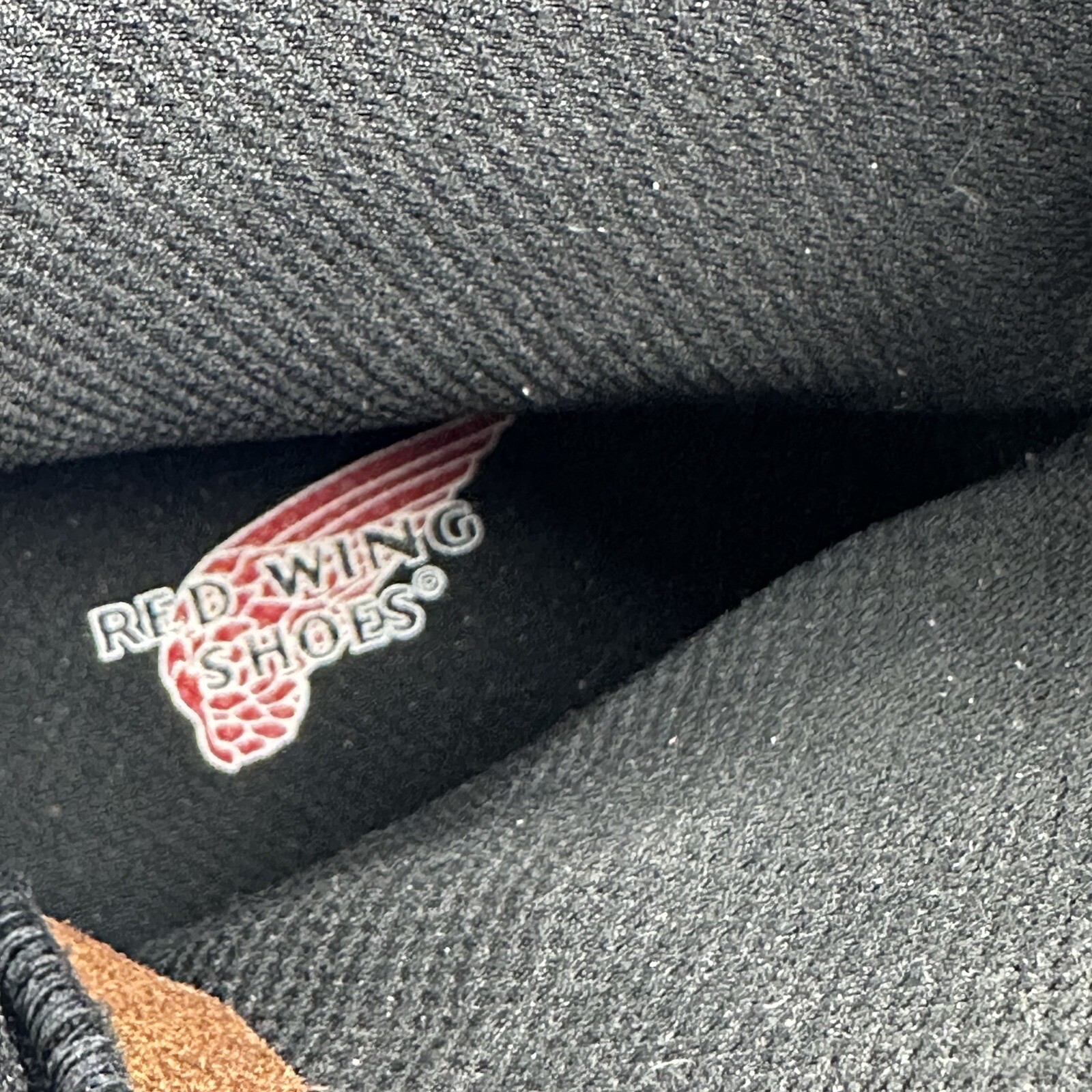 Red Wing Boots 11.5 Brown Leather Electrical Hazard Steel Toe Lace Up