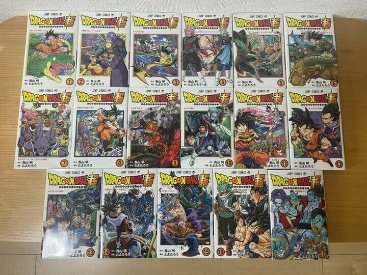 Dragon Ball Super Vol.1-17 Complete Set Manga Japanese Akira Toriyama  Comics