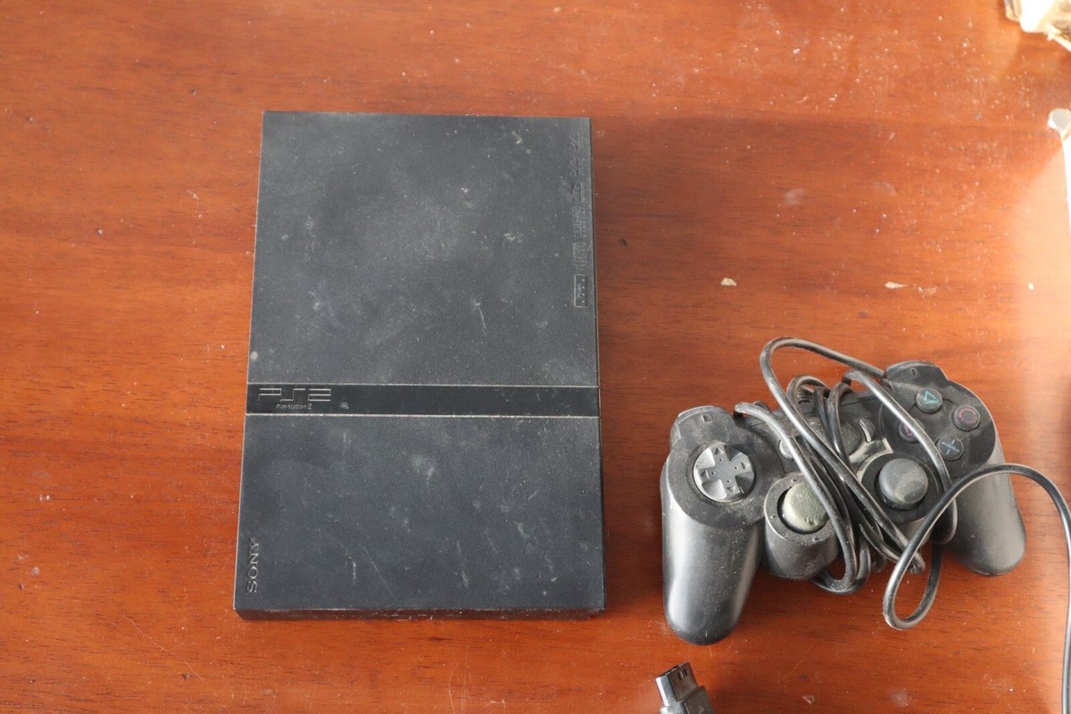 Buy Sony PlayStation 2 SCPH-70011 CB Slim Console - Charcoal Black