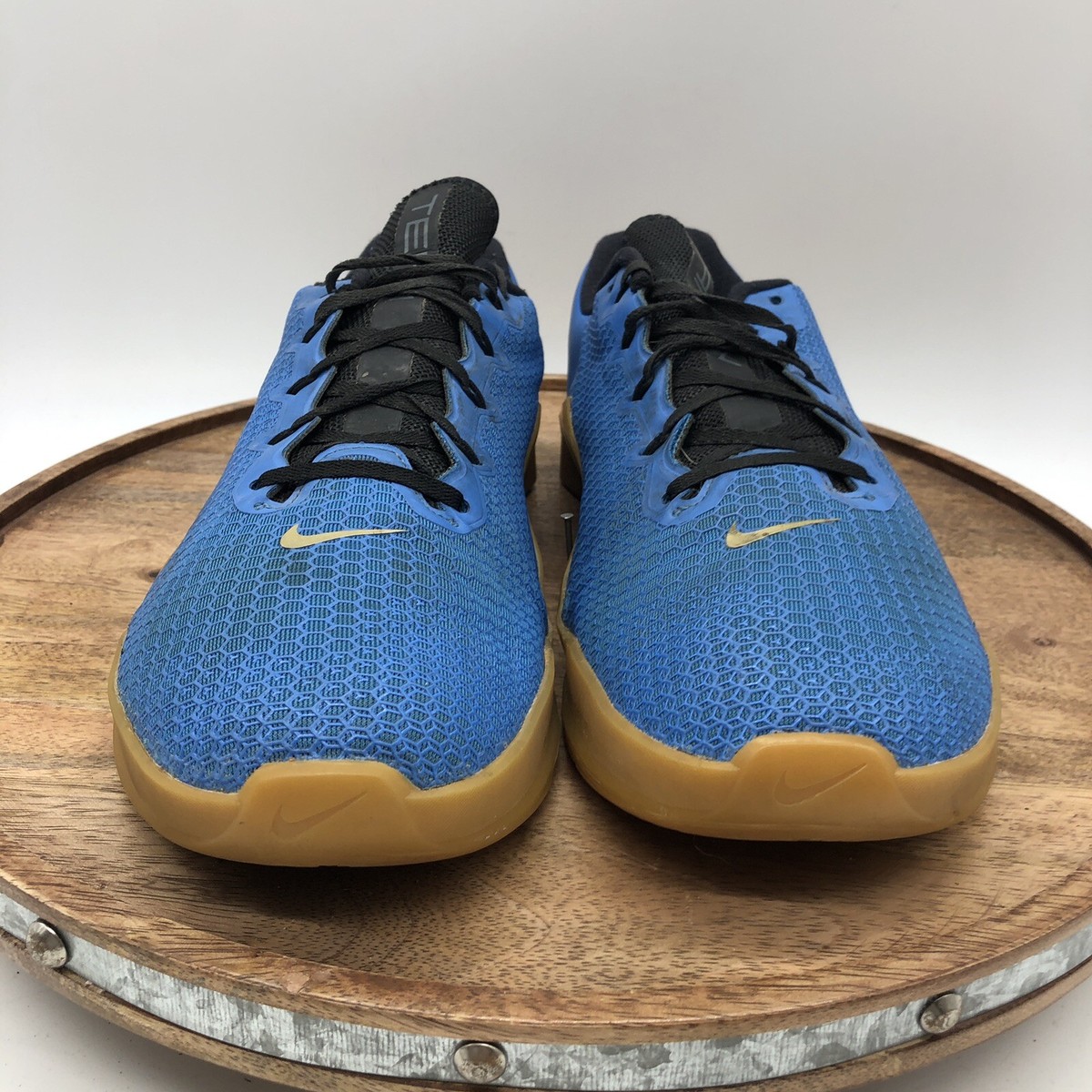 Size 15- Men’s Nike Metcon 5 White/Gold CJ5613-991 Lace Up Running Athletic Shoe Nike Free Metcon 5 Training Shoe - Men main image 4