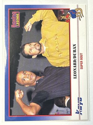 1991 Kayo #037 Sugar Ray Leonard / Roberto Duran