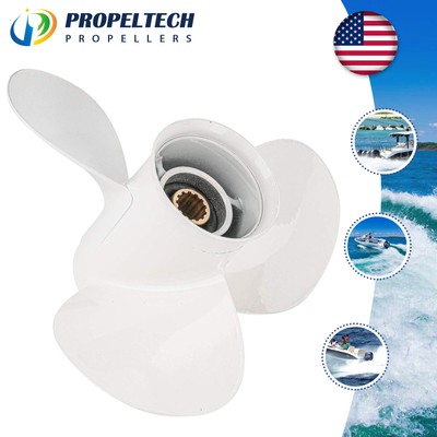 11 x 15P Boat Propeller For Yamaha Outboard Engine 30-60HP 13 Spline Tooth, RH
