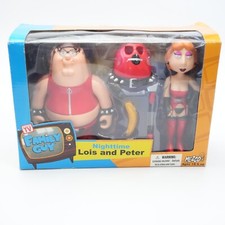 Family Guy Nightime Lois and Peter Spencer's Exclusive 2006 Action Figure RED