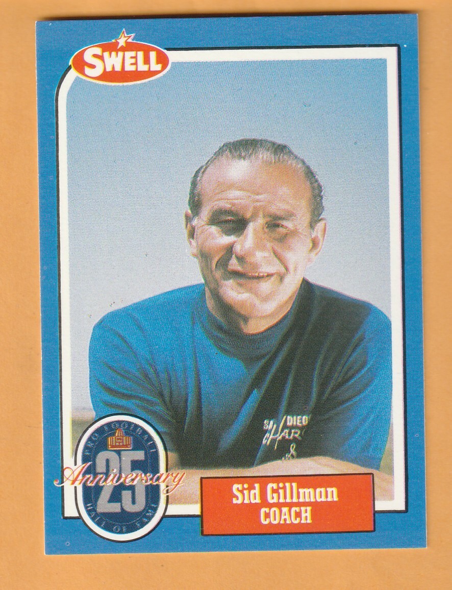 Sid Gillman San Diego Chargers 1988 Swell Greats #44 Ohio State Buckeyes 10K