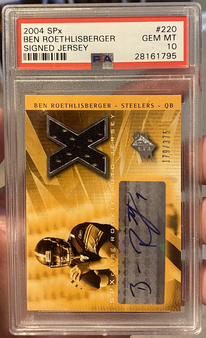 Ben Roethlisberger Spx #220 Signed Jersey