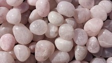 ROSE QUARTZ TUMBLED STONE 1 MEDIUM/LARGE NATURAL TUMBLE STONE