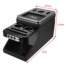 Mittelkonsole Aufbewahrung Induktion F&uuml;r Mercedes Vito V-klasse W447 USB RGB LED