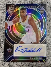 E.J. LIDDELL 2022-23 SPECTRA ASPIRING ROOKIE AUTOGRAPH RC AUTO /99 PELICANS 