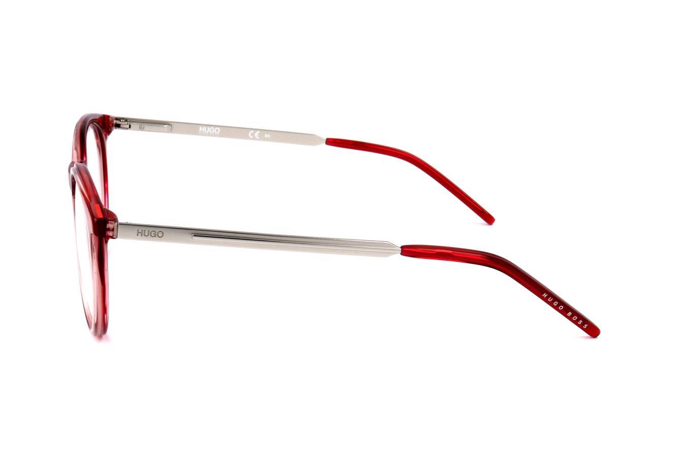Lunettes De Vue HUGO HG1108 573 RED HORN - Taille 49/18/140, Pour Femme, Garantie 2 Ans