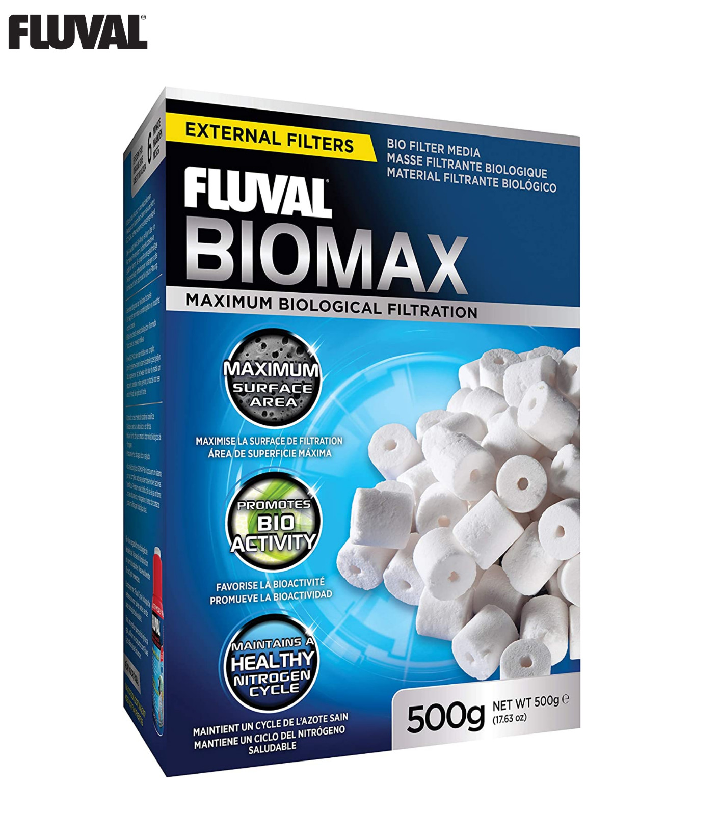 FLUVAL BIOMAX MAXIMUM AQUARIUM FISH TANK BIOLOGICAL FILTRATION MEDIA 500G