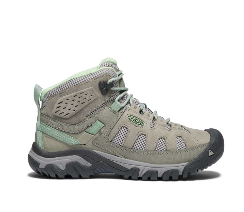 KEEN Women's Targhee Vent Mid Height Breathable Hiking Boots Fumo/Quiet