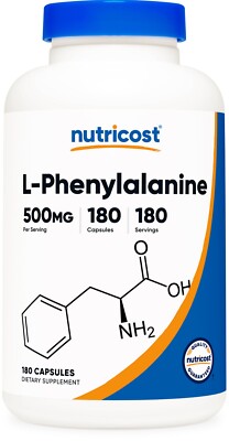 Nutricost L-Phenylalanine 500mg 180 Caps