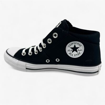 Mee★xx Size 10 - Converse Chuck Taylor All Star Madison Mid Black White W