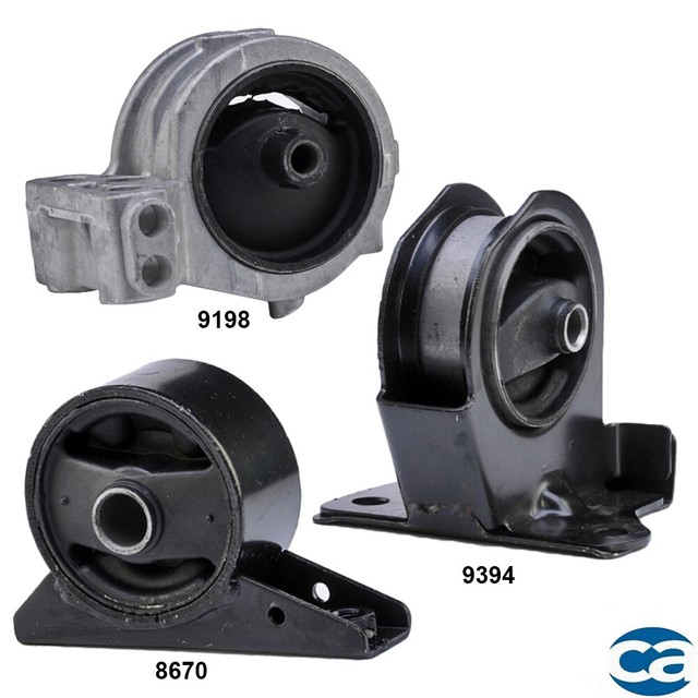 Front, Right & Rear Motor Mounts 3Pcs Set for Chrysler Sebring Dodge