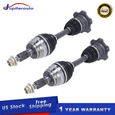 Pair 4WD 6 LUGFront CV Axle Shaft For GMC Sierra Chevy Silverado Suburban 1500