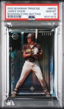 James Wood 2022 Bowman Transcendent Collection Bowman Icons /50 PSA 10