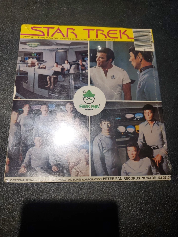 Star Trek 1979 Peter Pan 45 RPM Record New Sealed "In Vino Veritas" - Image 3 of 4