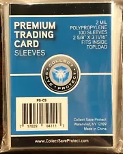 10000 CSP Premium SOFT PENNY REGULAR CARD SLEEVES, fits inside 3x4 TOPOADERS
