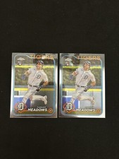 Parker Meadows (2) 2024 Topps Chrome Base #271 Detroit Tigers