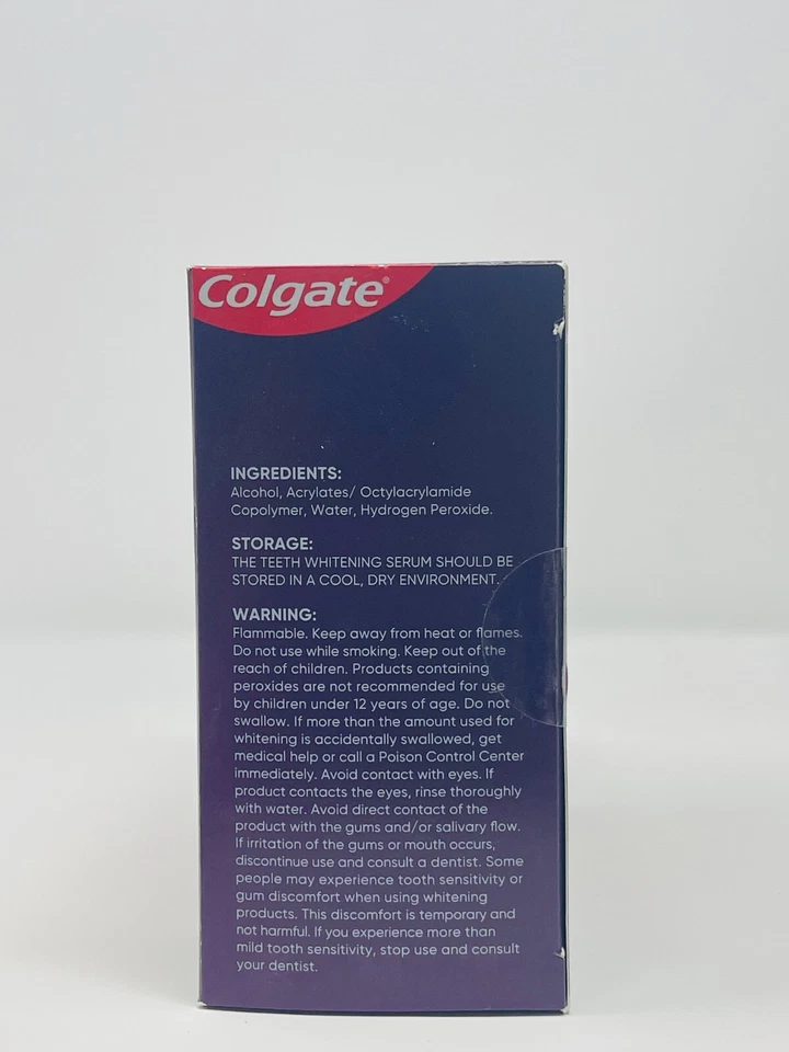 Kit de blanqueamiento dental LED Colgate Optic blanco ComfortFit esmalte seguro nuevo Foto 4 de 4