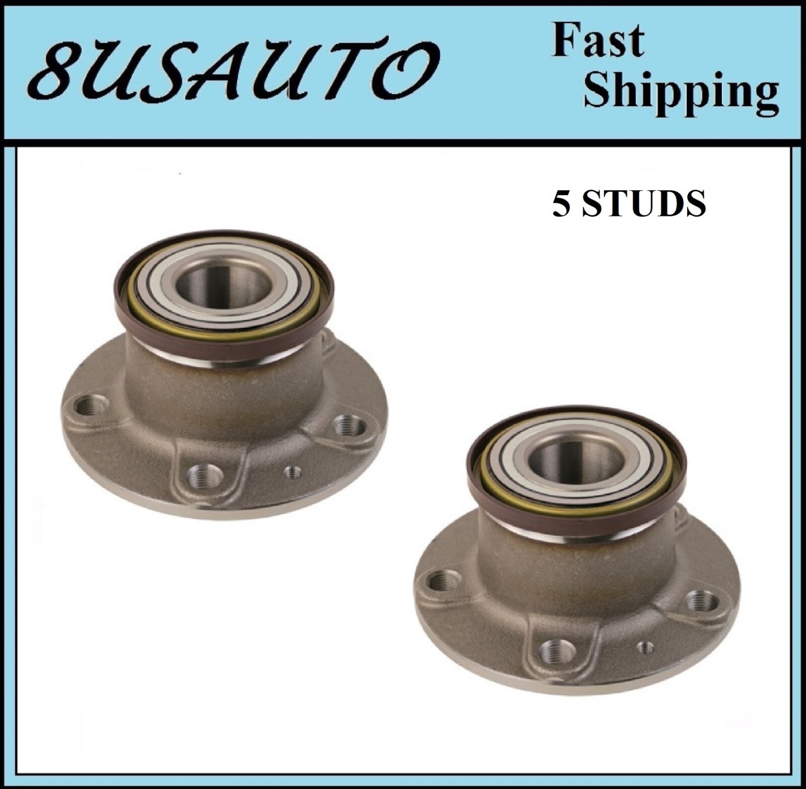 REAR Wheel Hub Bearing Assembly Fit RAM PROMASTER 3500 2014-2023 (PAIR ...