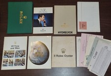 ROLEX VINTAGE CATALOG LOT BOOKLET BROCHURE 6263 1655 1680 1016 5513 5512 1675