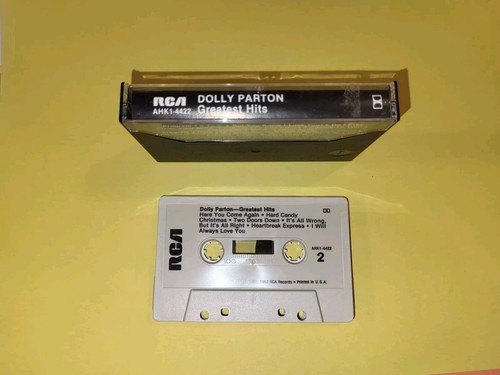 Vintage 1982 Dolly Parton Greatest Hits Country Music Cassette Tape 9 to 5 - Picture 3 of 3