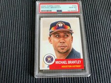 2020 TOPPS LIVING SET #335 MICHAEL BRANTLEY *RARE PSA 10 GEM MINT*  ASTROS