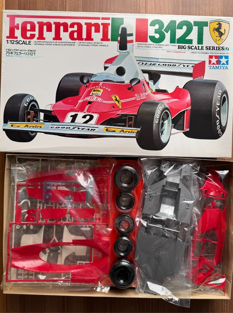 Tamiya 1/12 Ferrari 312T Big Scale Series F1 Vintage Plastic Tamiya 1/12 Ferrari 312T Big Scale Series F1 Vintage Plastic
