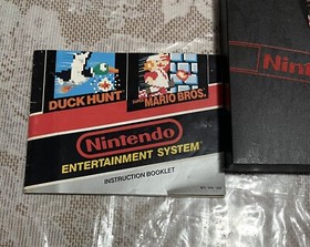 Sistema de entretenimiento NES Nintendo Super Mario Bros. Juego y manual Duck Hunt