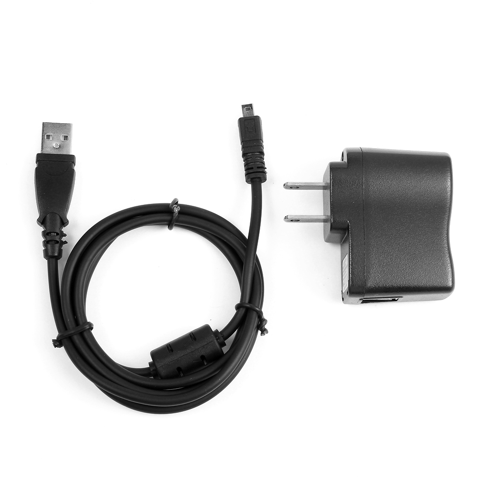 USB AC/DC Power Adapter Charger Cord For Olympus TG-620 TG-610 SH