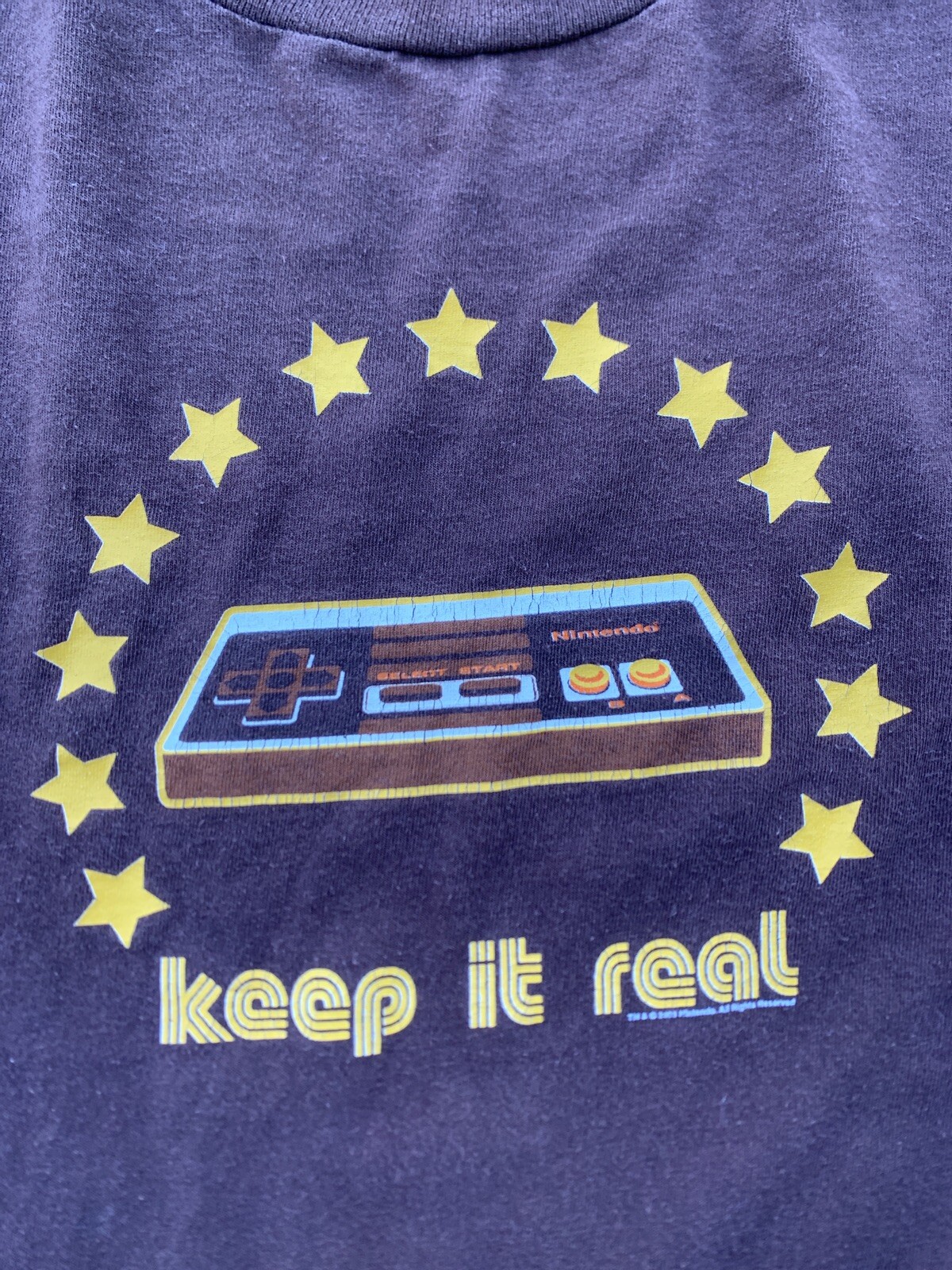 Vintage Nintendo T Shirt Keep it Real Video Game … - image 1