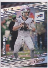 JOSH ALLEN Buffalo Bills 2021 Prestige XTRA POINTS ASTRAL STARS VARIATION CARD!