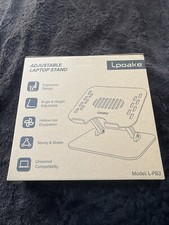 Clear Acrylic Adjustable Laptop Stand  