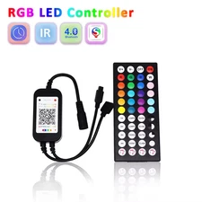 DC 5V 12V Mini RGB Controller 24V 44 Keys IR Wireless Remote Control for RGB LED