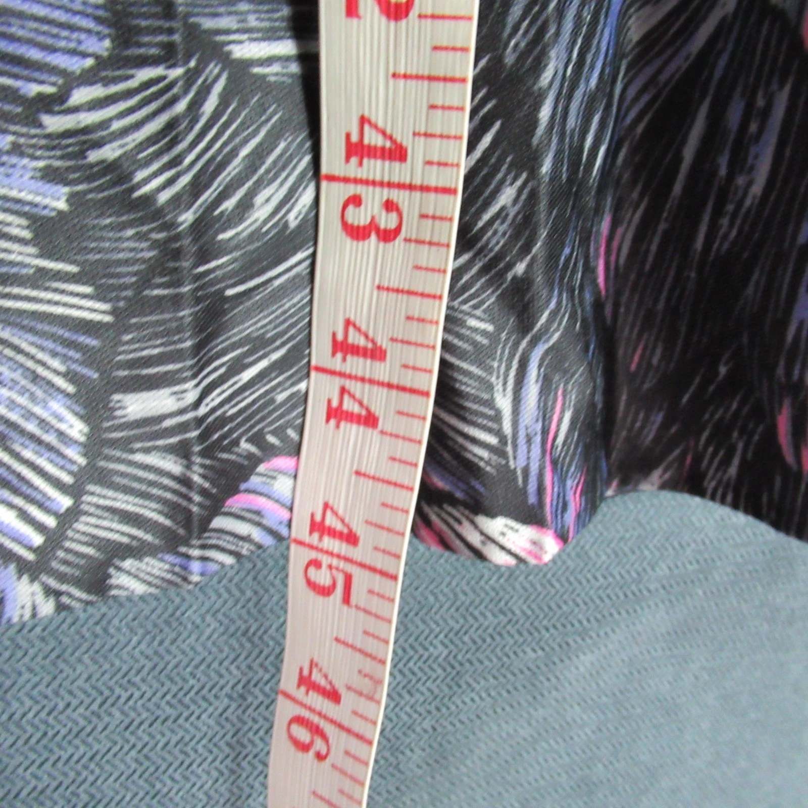 VETEMENTS Abito Vintage MCS Ltd Taglia XL Grigio Viola Segretario Geek Pieghettato Modesto Anni 80 Maxi