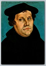 Postcard Art Portrait Martin Luther by Cranach 57F