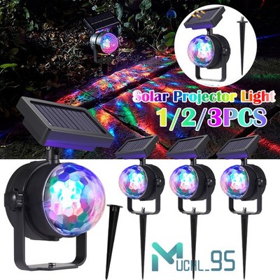 Waterproof Solar Laser LED Projector Light In/Outdoor Christmas Lamp Xmas Decor