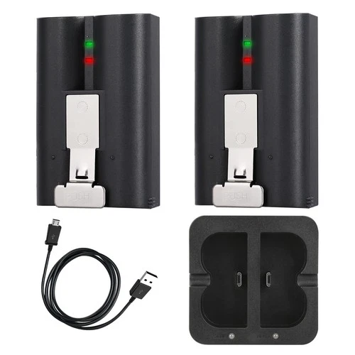V4 Battery for Video Ring Doorbell Camera 1/2/3/4 Set of 2 Battery and 1 Charger