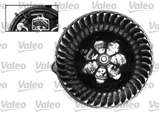 Pulseur d'air habitacle Valeo 715074 ventilateur climatisation de rechange 3422644