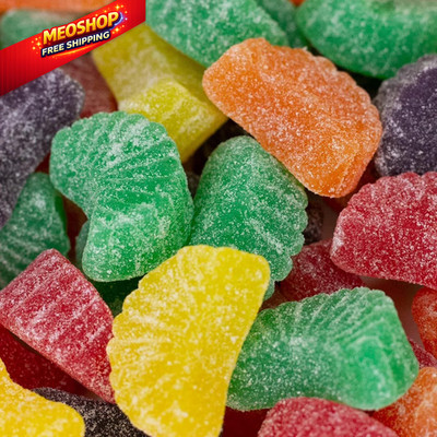 Fruit Slices Jelly Candy 2 Pound Bag | Assorted 20.6 x 5.1 x 28.9 cm, Orange 