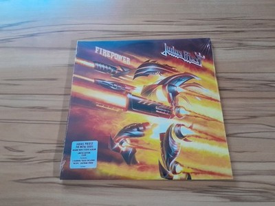 JUDAS PRIEST- FIREPOWER 2LP CLEAR VINYL SEALED