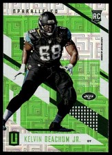 2017 PANINI UNPARALLELED KELVIN BEACHUM JR. 198 MT LIME GREEN RC NEW YORK JETS