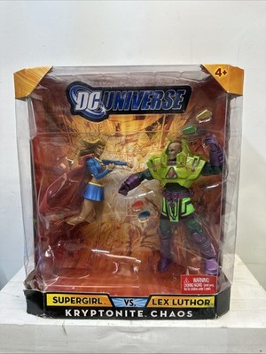 Supergirl vs. Lex Luthor Kryptonite Chaos Set 2009 DC Universe Complete New