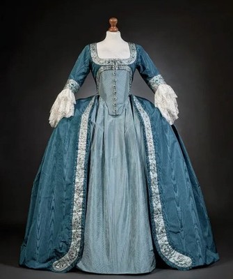 Custom Vintage Dresse Victorian Blue Prom Gowns Medieval Renaissance Party Dress | eBay Custom Vintage Dresse Victorian Blue Prom Gowns Medieval Renaissance Party Dress | eBay