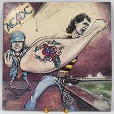 AC/DC Dirty Deeds Done Dirt Cheap 1987 Reissue Australian Vinyl LP APLP-020