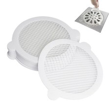 60 Pack Disposable Shower Drain Hair Catcher Hair Trap Drain Covers 4.4 Extr...